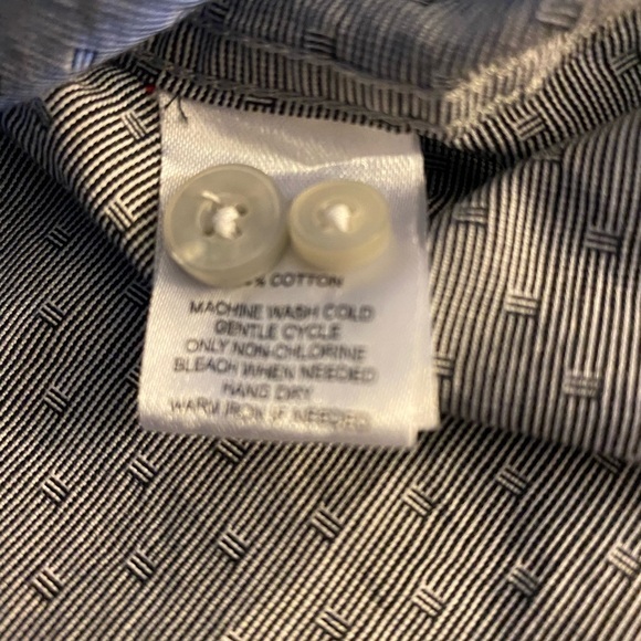 UNTUCKIT-Mens Long Sleeve Button‎ Up Dress Shirt 100% Cotton XXL Gray Design - Picture 6 of 8